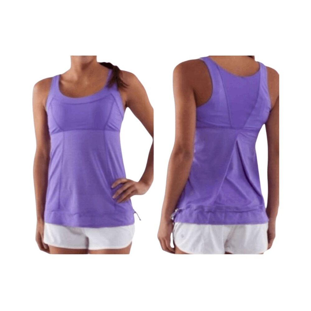 LULULEMON ATHLETICA Run Ta Ta Topper Tank Size 6
